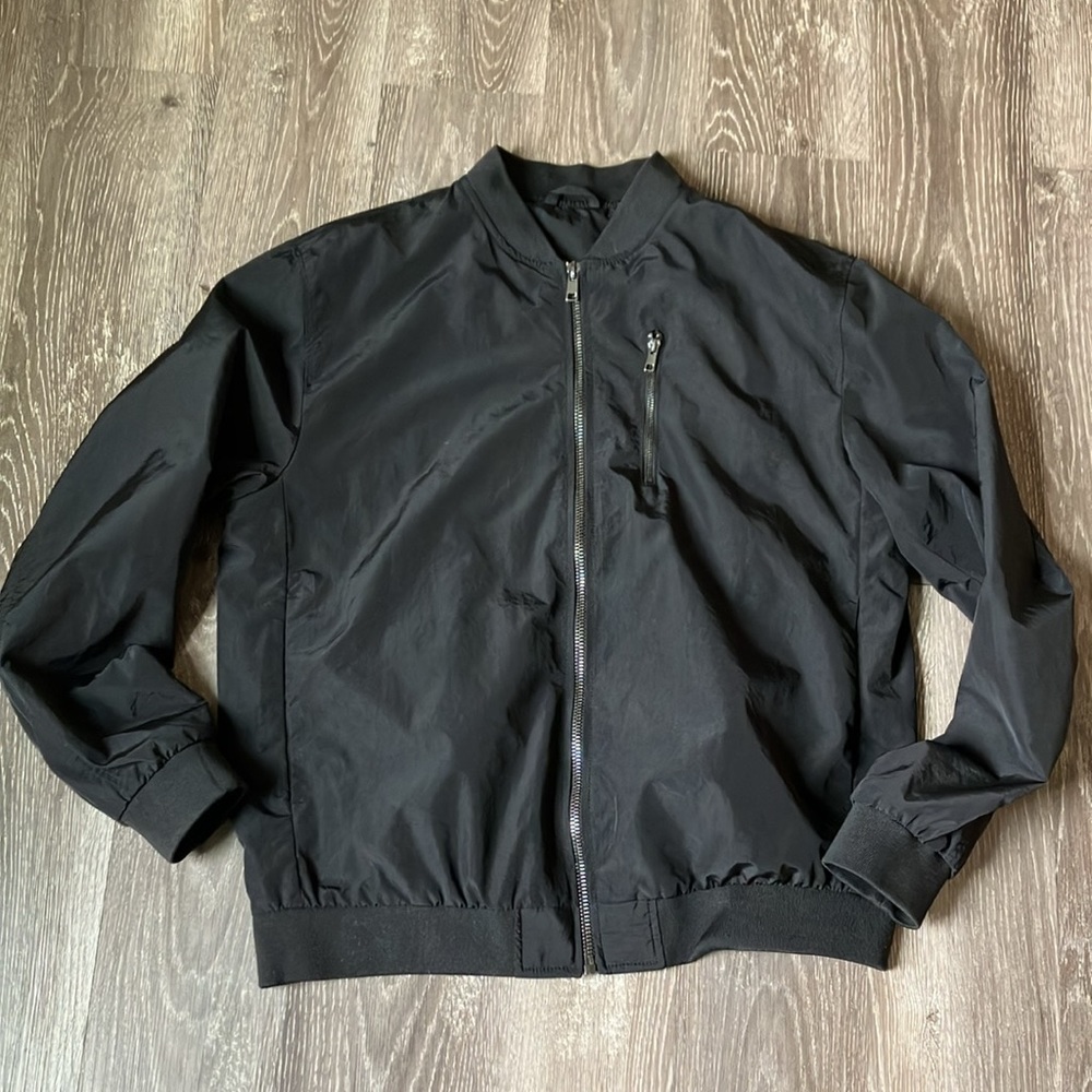 Black Bomber Jacket